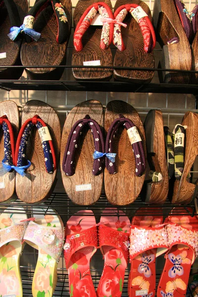 Sandálias Japonesas - Asakusa, Tóquio City, Japão — Fotografia de Stock