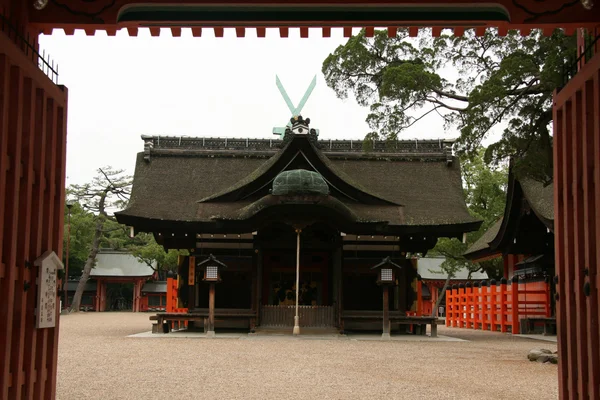 住吉大社祠、 大阪，日本 — 图库照片