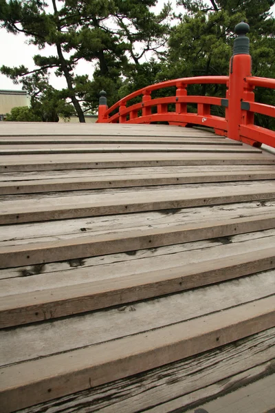 橋 - 住吉大社神社、大阪、日本 — ストック写真