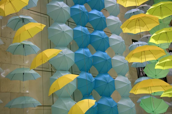 Ομπρέλα τέχνης - ginza περιοχή, Τόκυο, Ιαπωνία — Φωτογραφία Αρχείου