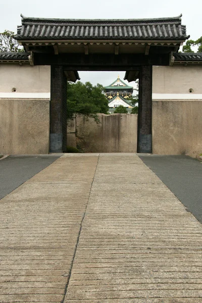 Historické Japonsko hrad, osaka, Osaka — Stock fotografie