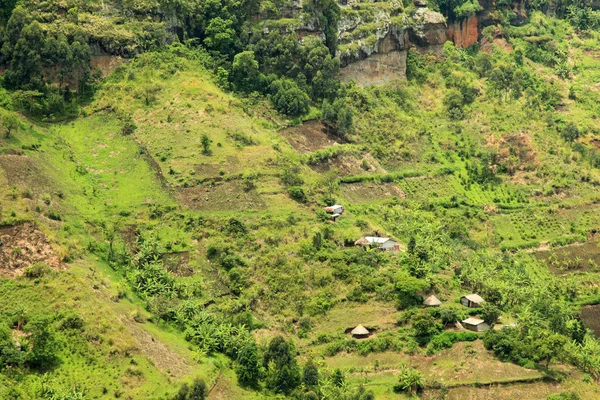 Tradiční budova - uganda, Afrika — Stock fotografie