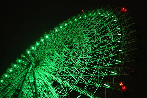 Ferris Wheel - Osaka City in Japan, Asia — Stock Photo, Image