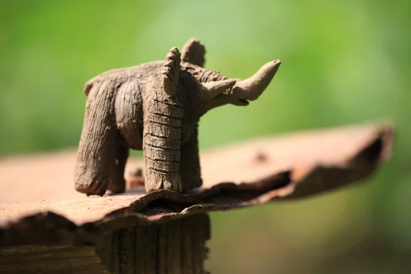 Clay Animal - Bigodi Swamps - Uganda — Stock Photo, Image