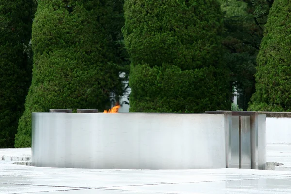 Friedensflamme, Hiroshima, Japan — Stockfoto