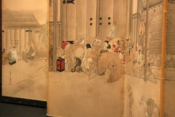 Ιαπωνική τέχνη - το Εθνικό Μουσείο, Τόκιο, Ιαπωνία — Φωτογραφία Αρχείου