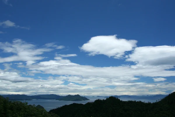 Landskap - mt misen, miyajima, japan — Stockfoto