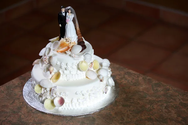 Pastel de boda de lujo — Foto de Stock