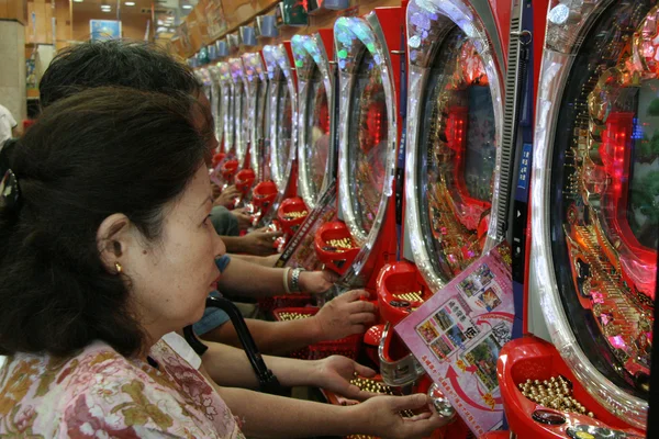 Slot Games Machines, Nagasaki City, Japan — Stock Photo, Image