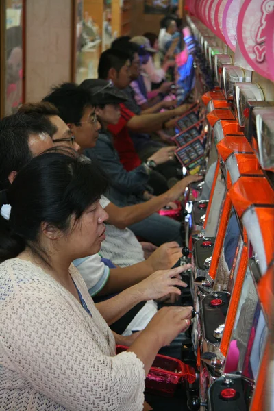 Slot Games Machines, Nagasaki City, Japan — Stock Photo, Image