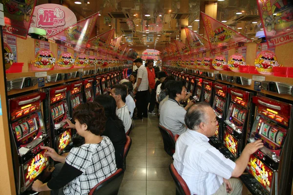 Slot Games Machines, Nagasaki City, Japan — Stock Photo, Image