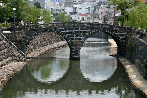 Spectacles Bridge, Nagasaki, Japon, Asie — Photo