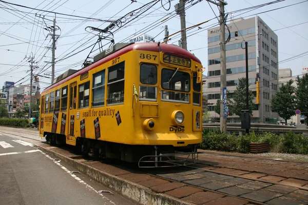 Tram in Nagasaki City, Japan — Stock Photo, Image