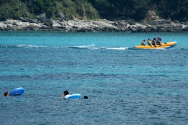 Banana boat - tokashiki Adası, okinawa, japan