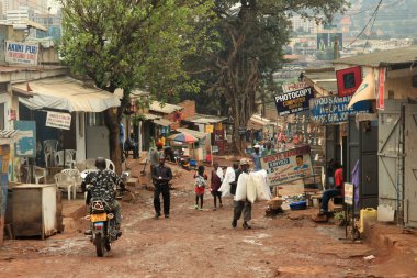 kampala uganda sokaklarında