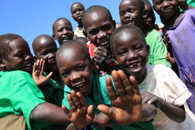 aketa kampı - köy, uganda, Afrika