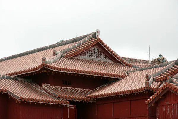 首里城、 那霸、 冲绳、 日本 — 图库照片