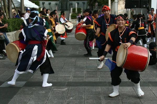 Straßenfest, naha, okinawa, japan — Stockfoto