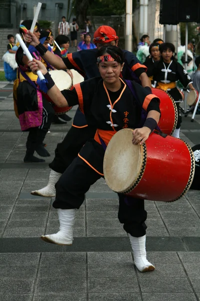 Festival de rua, Naha, Okinawa, Japão — Fotografia de Stock