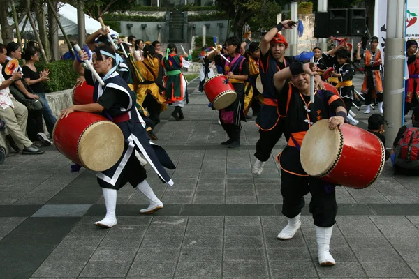 Pouliční festival, naha, okinawa, Japonsko — Stock fotografie