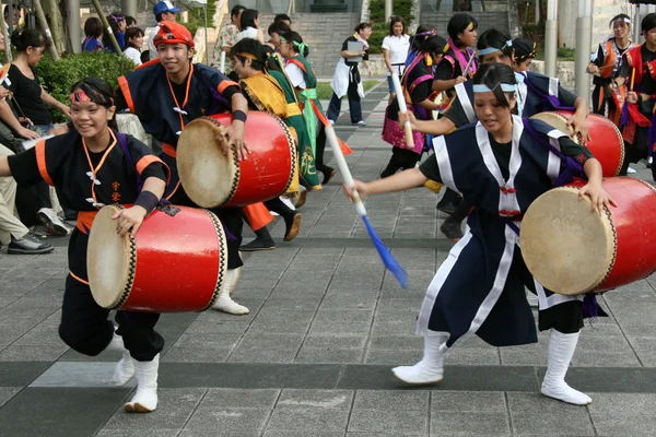 Straßenfest, naha, okinawa, japan — Stockfoto