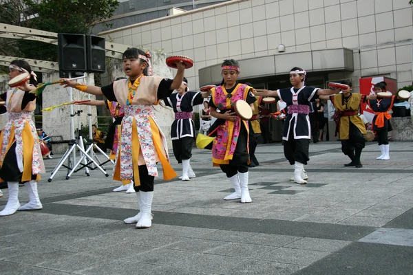 Straßenfest, naha, okinawa, japan — Stockfoto