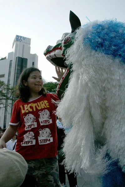 Pouliční festival, naha, okinawa, Japonsko — Stock fotografie