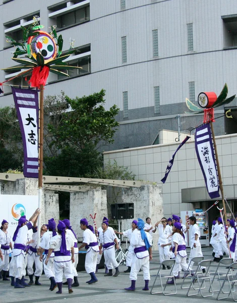 Pouliční festival, naha, okinawa, Japonsko — Stock fotografie