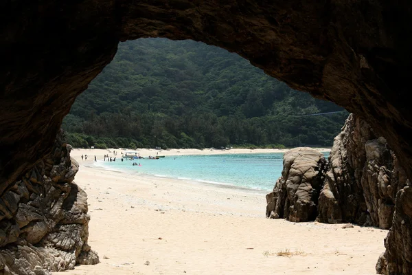 Spiaggia tropicale - Isola di Tokashiki, Okinawa, Giappone — Foto Stock