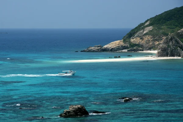 Tropikalnej plaży - tokashiki wyspa, okinawa, Japonia — Zdjęcie stockowe