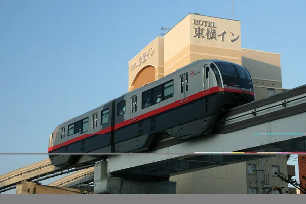 Ουρανός τρένο - πόλη του naha okinawa, Ιαπωνία — Φωτογραφία Αρχείου