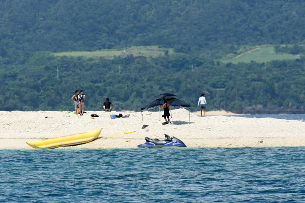 Sandinsel - iriomote jima island, okinawa, japan — Stockfoto