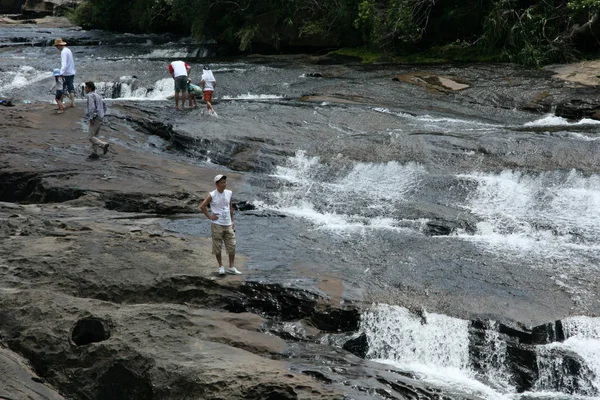 Mariyudo Waterfall Trek, Iriomote Island, Okinawa, Japan — Stock Photo, Image