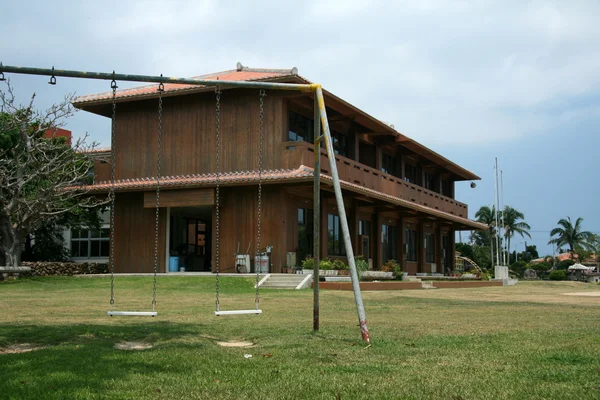 Escola - Ilha Taketomi, Okinawa, Japão — Fotografia de Stock