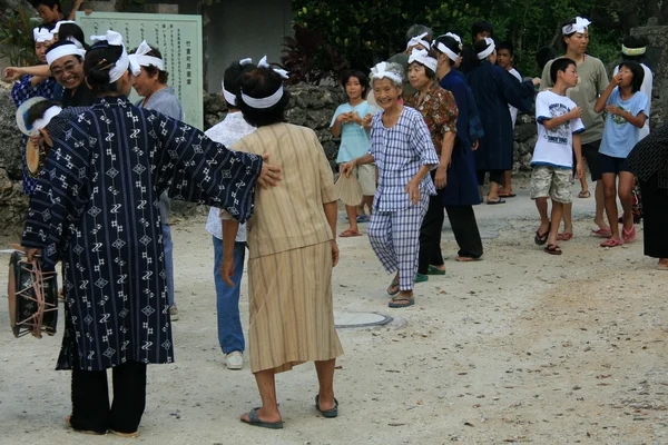 사원-다케토미 섬, 오키나와, 일본에서 — 스톡 사진