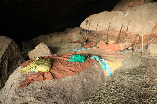 Cueva de semwema - control remoto oeste de uganda — Stockfoto