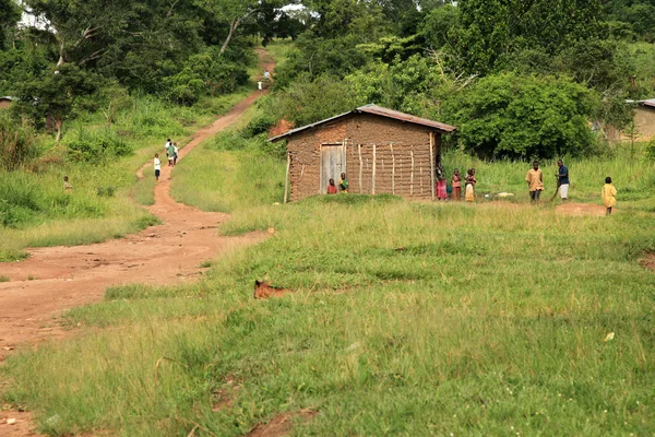 Vzdálené západní Ugandě — Stock fotografie