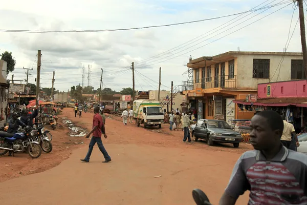 Vägen till soroti - uganda, Afrika — Stockfoto