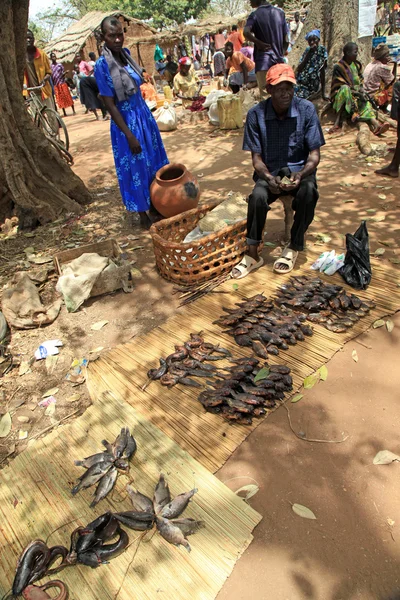 Lokala marknaden uganda, Afrika — Stockfoto