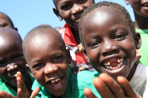 Aketa Camp - Pueblo, Uganda, África — Foto de Stock