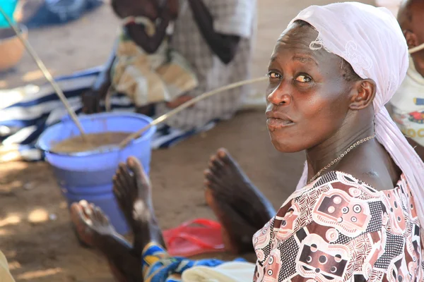 Mercado local Uganda, África — Fotografia de Stock