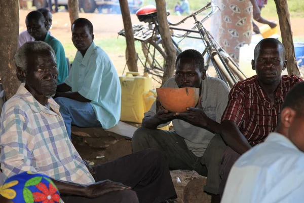 Lokalnym rynku uganda, Afryka — Zdjęcie stockowe