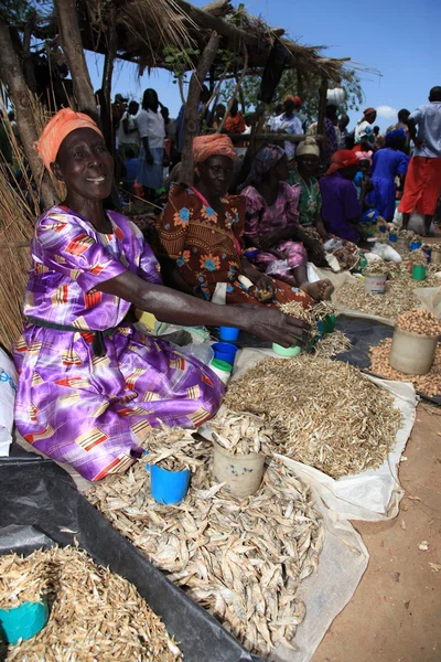 Місцевий ринок Уганда, Африка — стокове фото