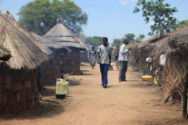 Helyi piac Uganda, Afrika — Stock Fotó