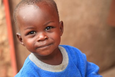 küçük çocuk - uganda, Afrika