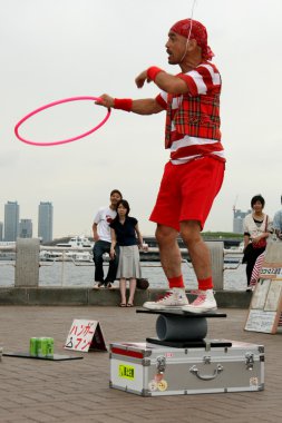 sokak sanatçı - yokohama city, Japonya