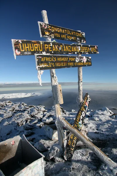 Kilimajaro topp, Afrika — Stockfoto