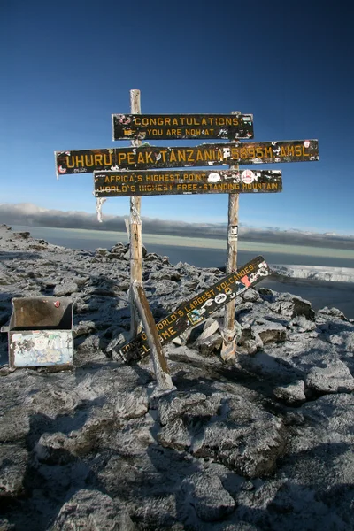 Pico de Kilimajaro, África — Fotografia de Stock