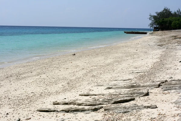 Praia em Zanzibar — Fotografia de Stock