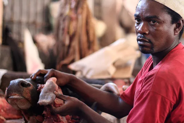 Mercato della Carne, Tanzania — Foto Stock